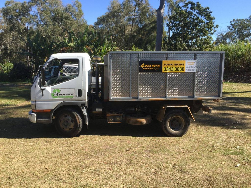 Skip Bin on collection truck